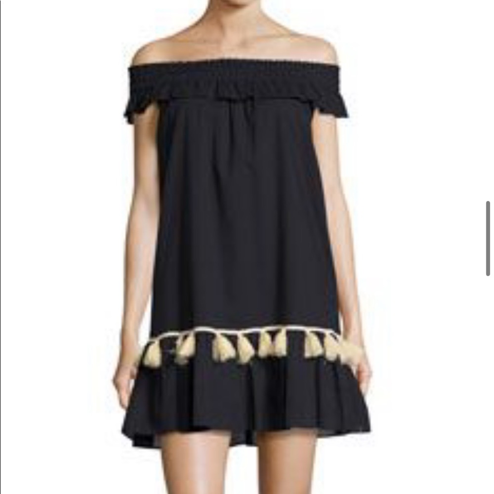 MISA off shoulder dress